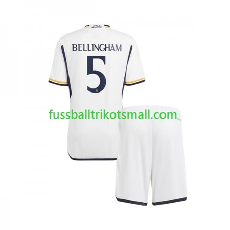 Fußballtrikots Real Madrid Jude Bellingham 5 Kinder 2023-2024 Kurzarm Heimtrikotsatz kaufen